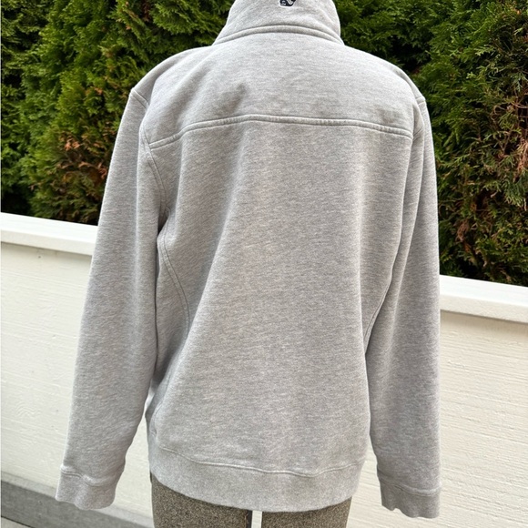 Vineyard Vines Gray Raiders Zip-Up Sweater Sweatshirt size Large - Picture 3 of 5